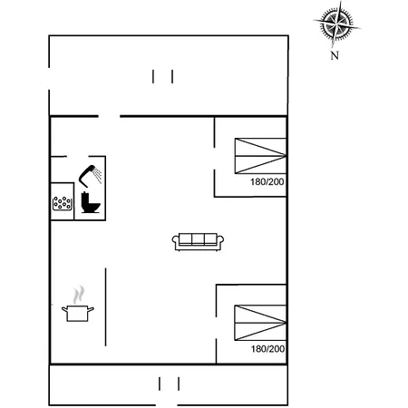 Hébergement de vacances Elinora - 100m From The Sea By Interhome Lakolk
