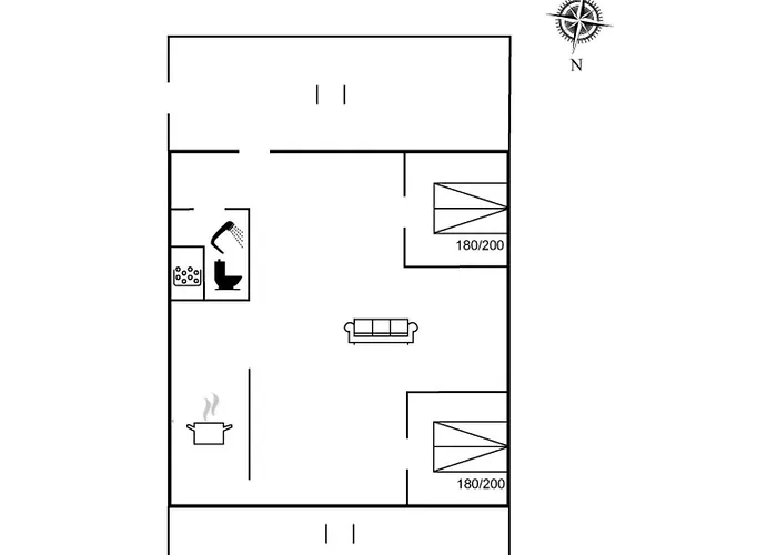 Сasa de vacaciones Elinora - 100m From The Sea By Interhome Lakolk